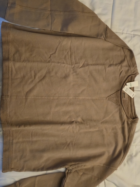 aerie Sweaters - aerie Crewneck Sweatshirt - Taupe